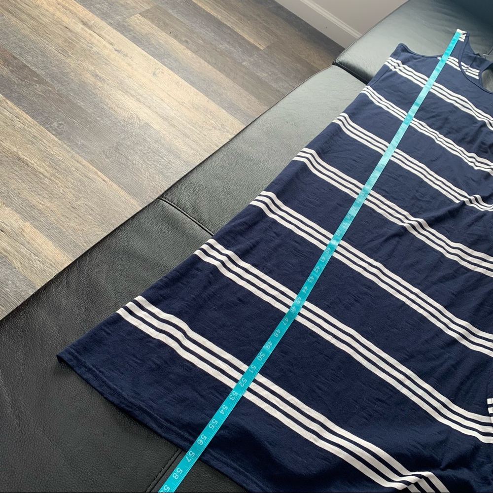 Gap maxi dress racerback stripes medium - Picture 6 of 7